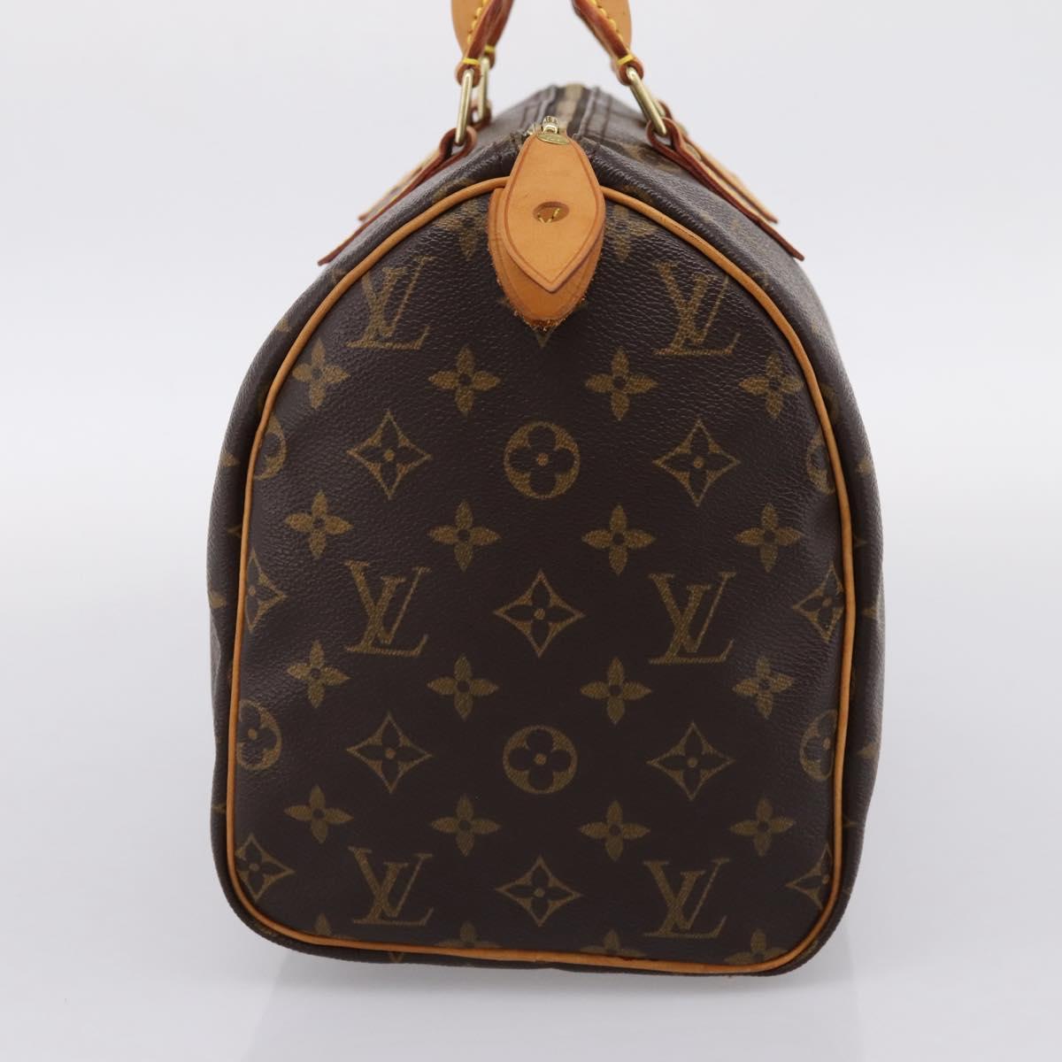 LOUIS VUITTON Monogram Speedy 30 Hand Bag M41526 LV Auth 203906SAV