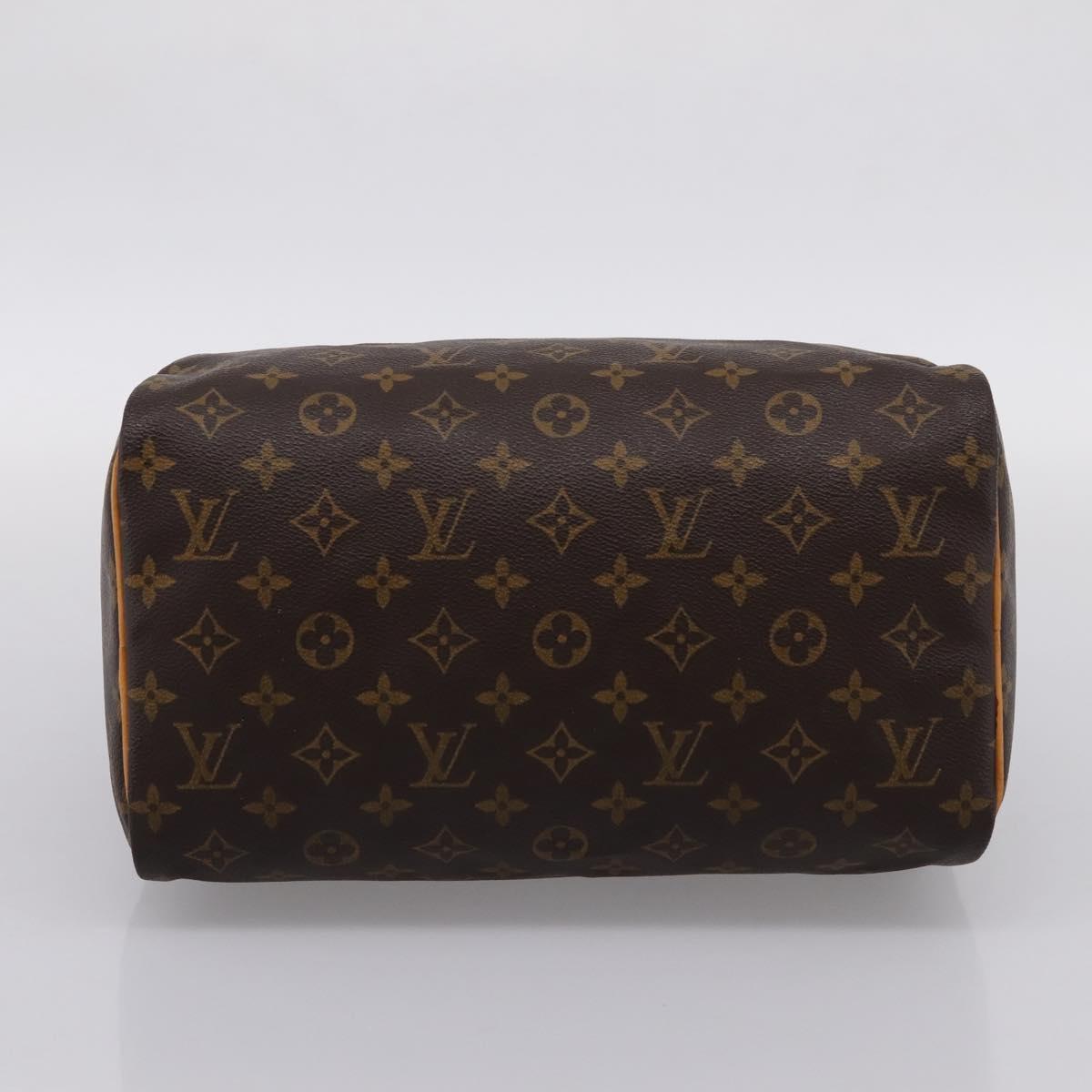 LOUIS VUITTON Monogram Speedy 30 Hand Bag M41526 LV Auth 203906SAV