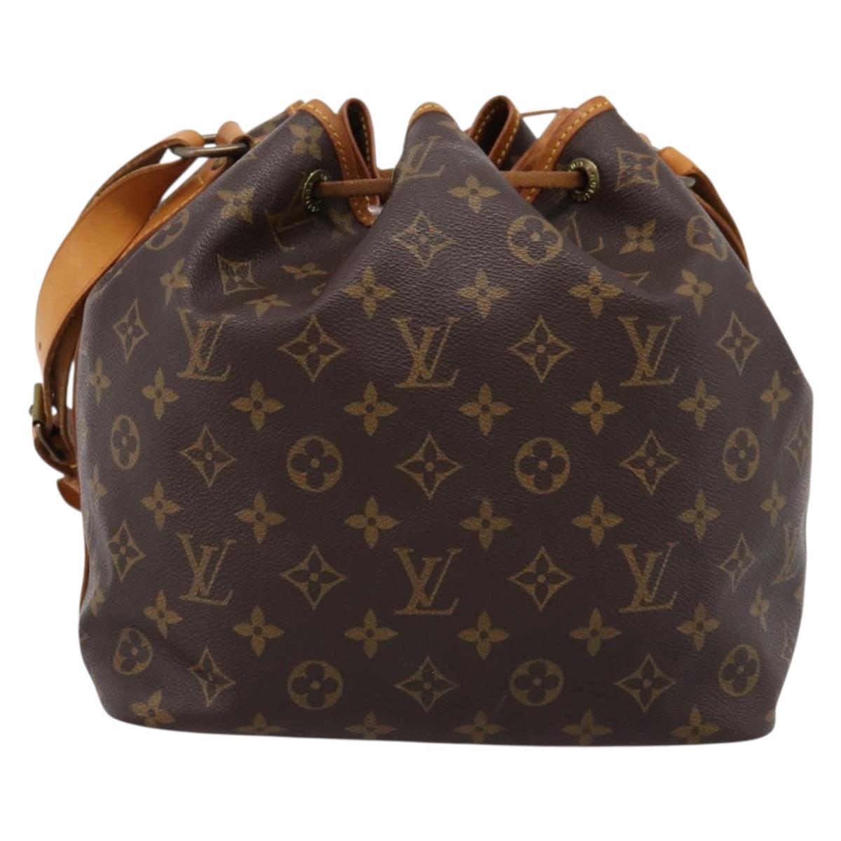 LOUIS VUITTON Monogram Petit Noe Shoulder Bag M42226 LV Auth 203907V