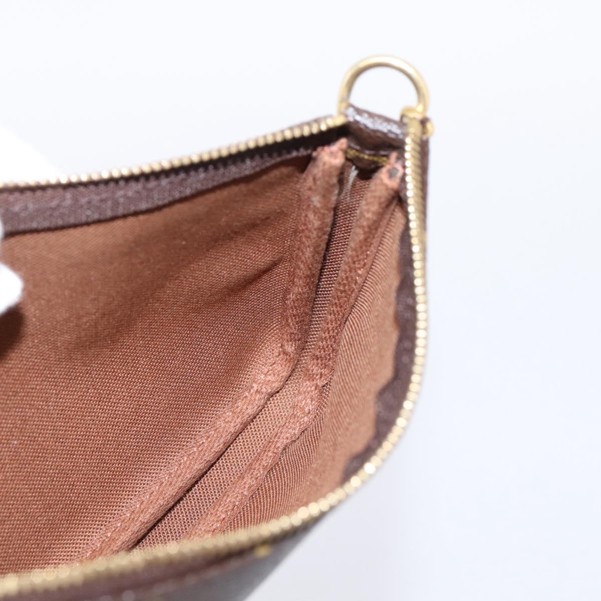 LOUIS VUITTON Monogram Mini Pochette Accessoires Pouch N41667 LV Auth 203908V