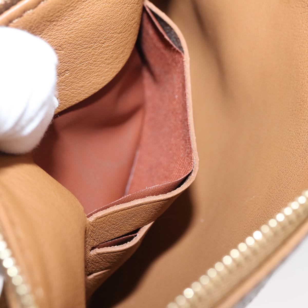 LOUIS VUITTON Mahina Selene PM Pouch Leather Caramel LV Auth 203909V
