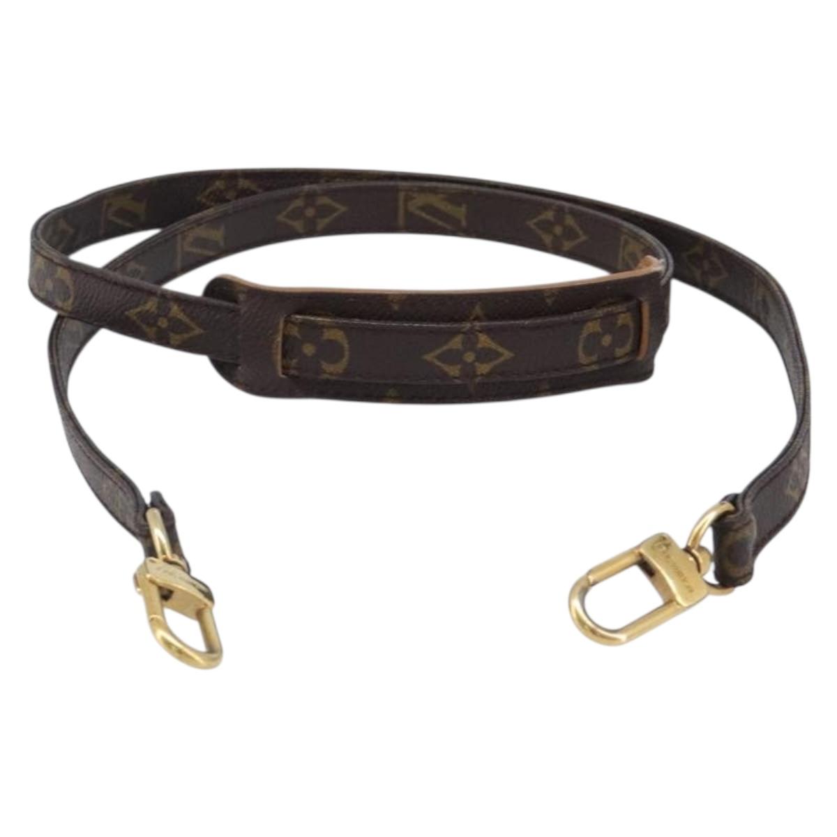 LOUIS VUITTON Monogram Shoulder Strap 47.2"" LV Auth 203916V