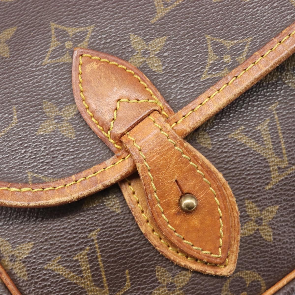 LOUIS VUITTON Monogram Gibeciere MM Shoulder Bag M42247 LV Auth 203922