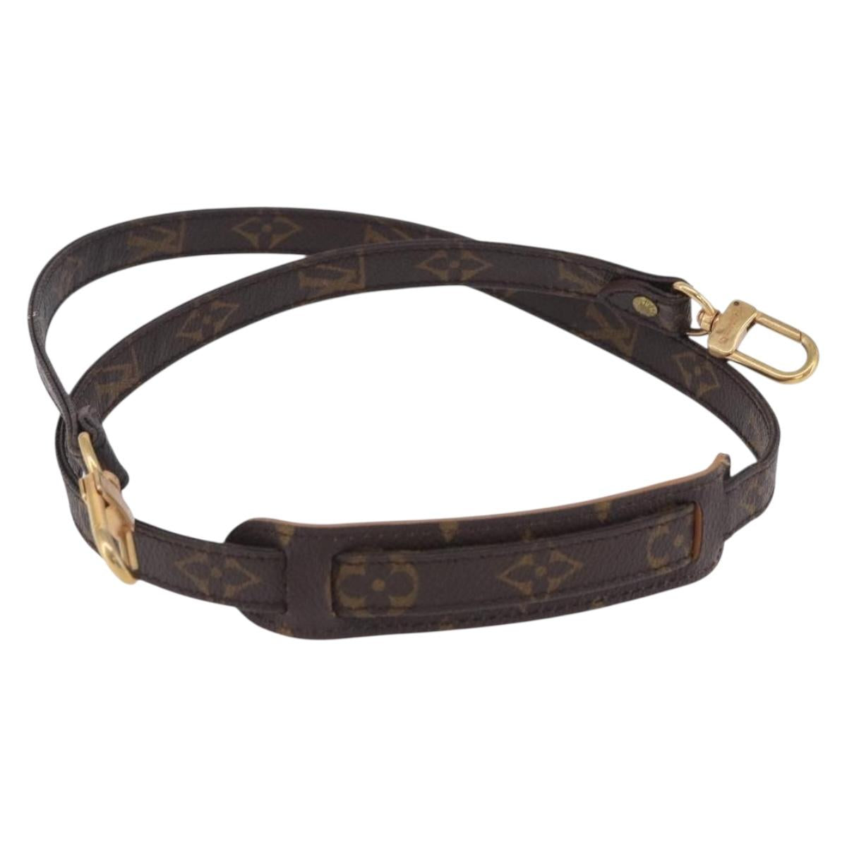 LOUIS VUITTON Monogram Shoulder Strap 39.4"" LV Auth 204019V