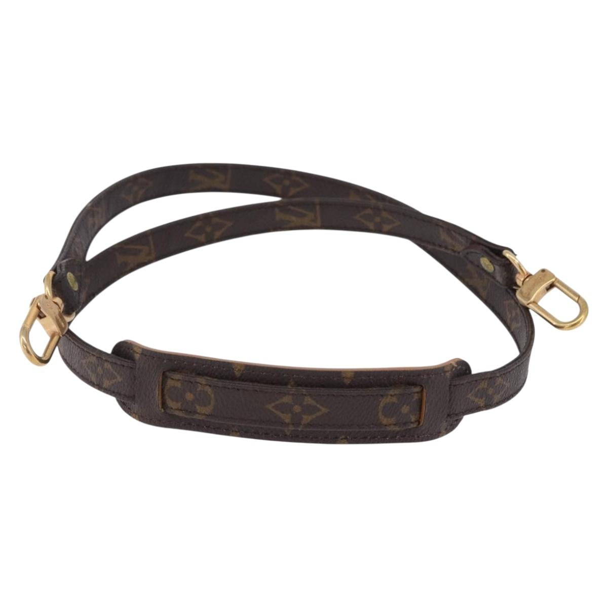 LOUIS VUITTON Monogram Shoulder Strap 39.4"" LV Auth 204019V