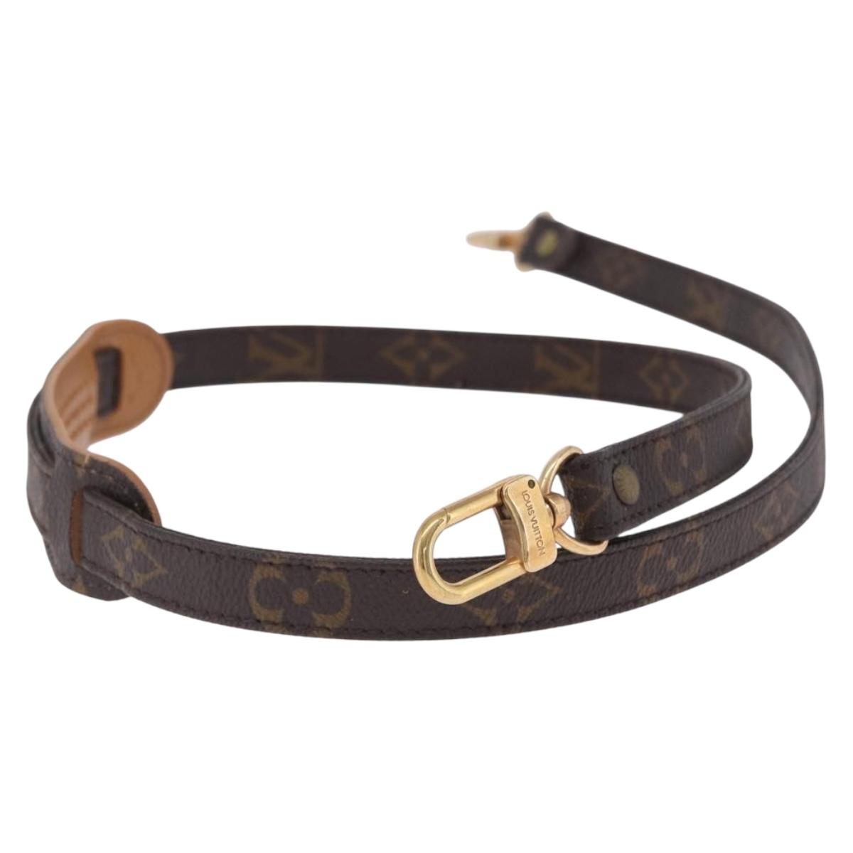 LOUIS VUITTON Monogram Shoulder Strap 39.4"" LV Auth 204019V