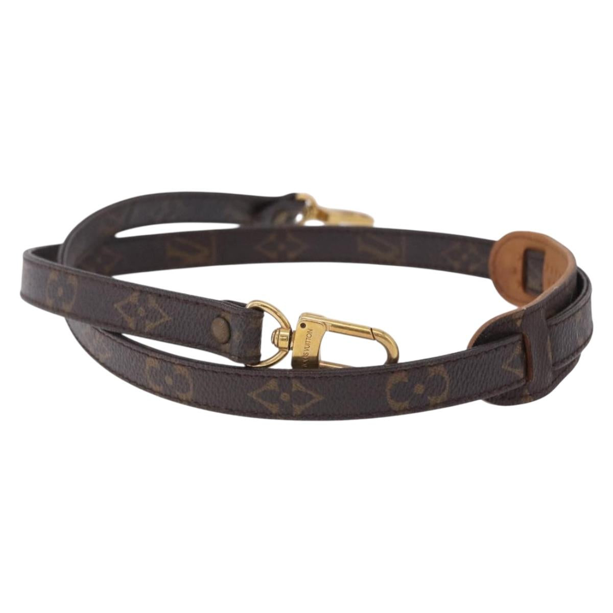 LOUIS VUITTON Monogram Shoulder Strap 39"" LV Auth 204020V