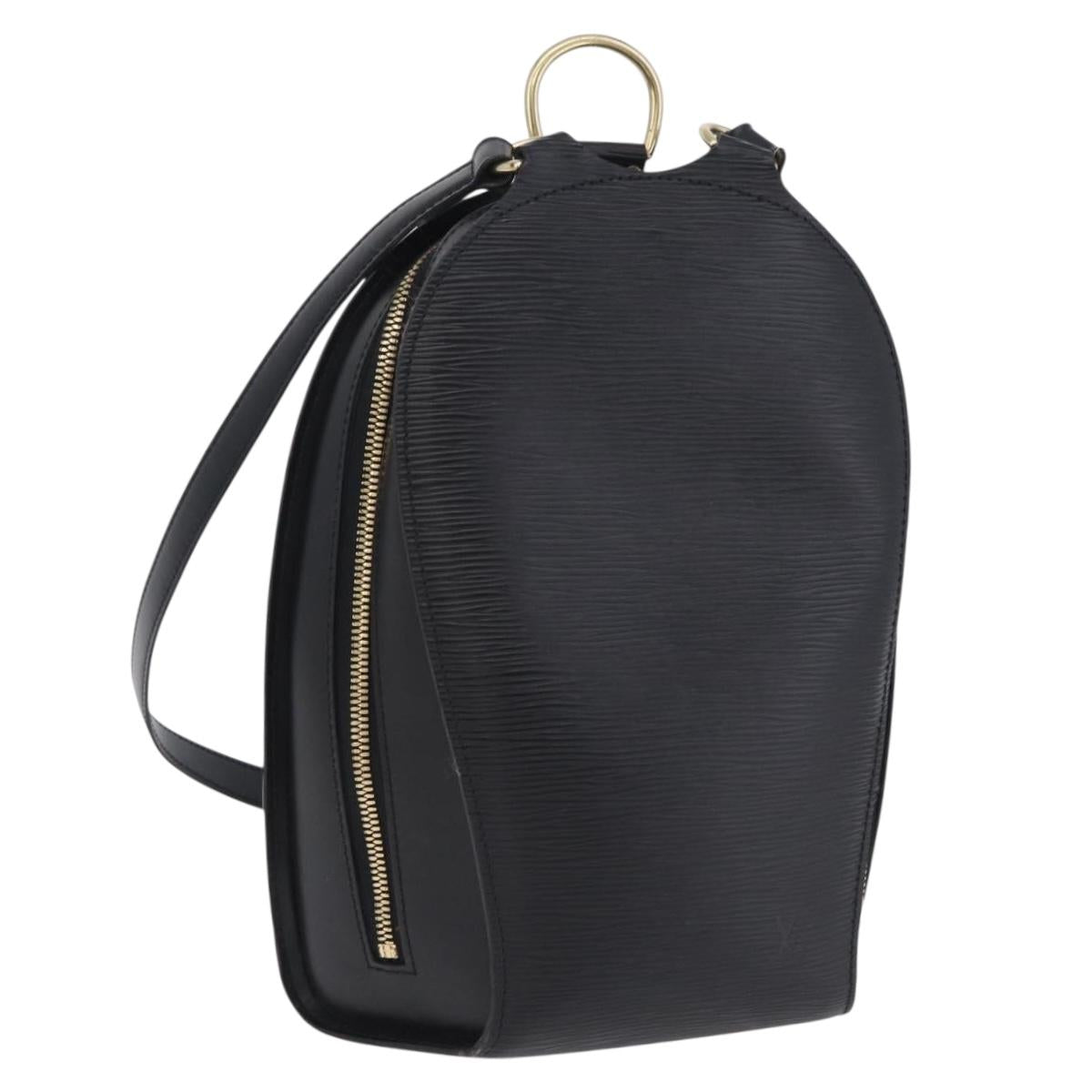 LOUIS VUITTON Epi Mabillon Backpack Black M52232 LV Auth 204031A