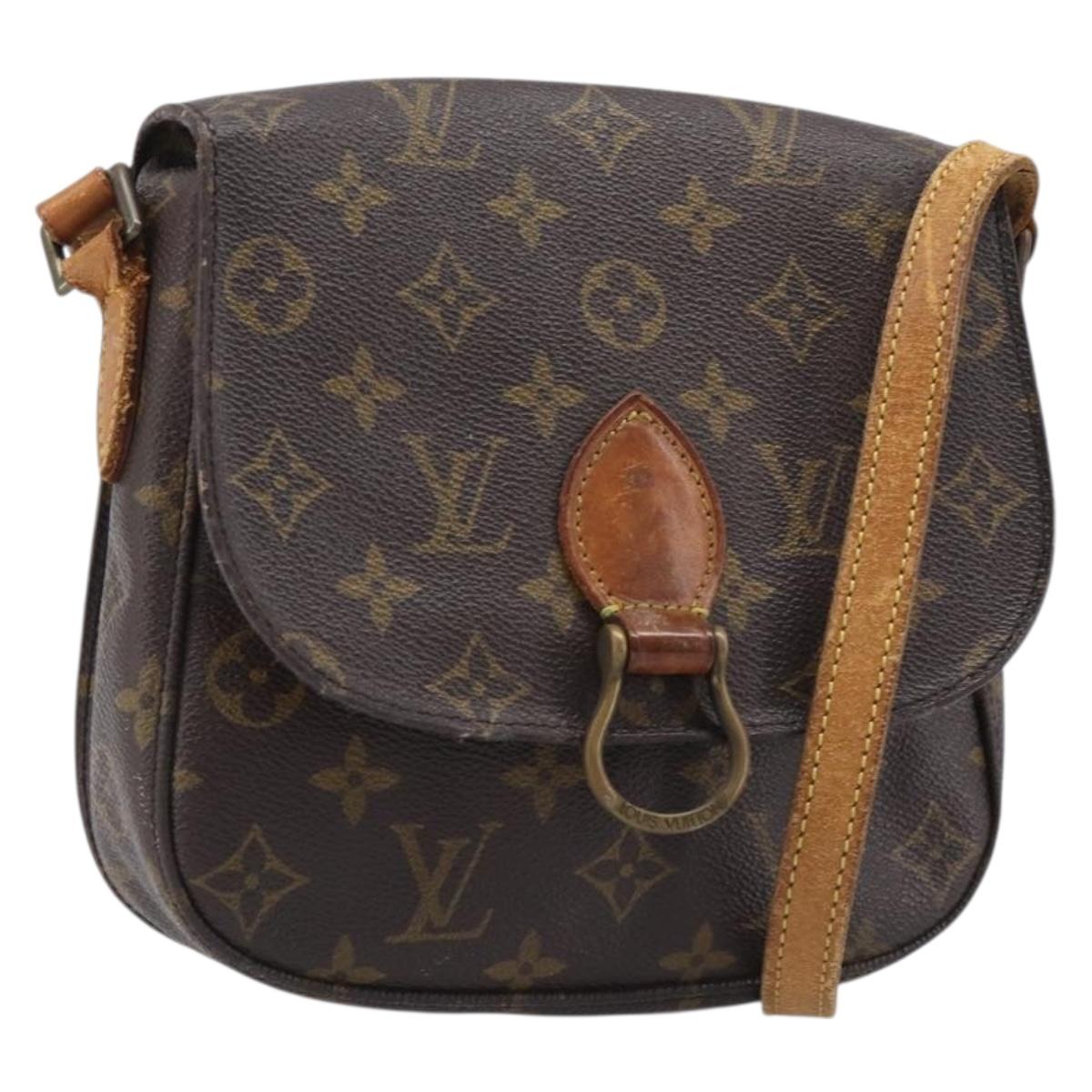 LOUIS VUITTON Monogram Saint Cloud MM Shoulder Bag M51243 LV Auth 204033