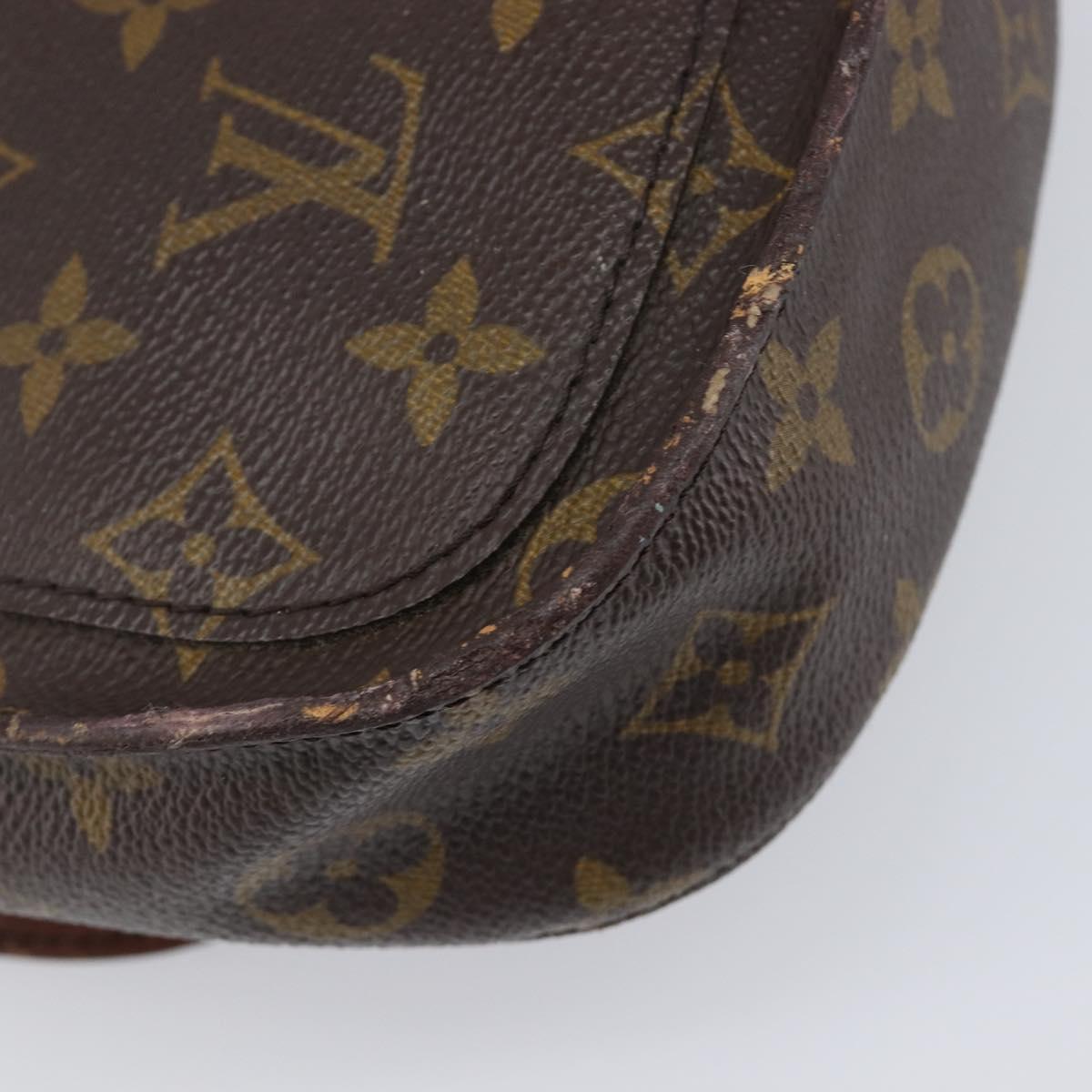 LOUIS VUITTON Monogram Saint Cloud MM Shoulder Bag M51243 LV Auth 204033