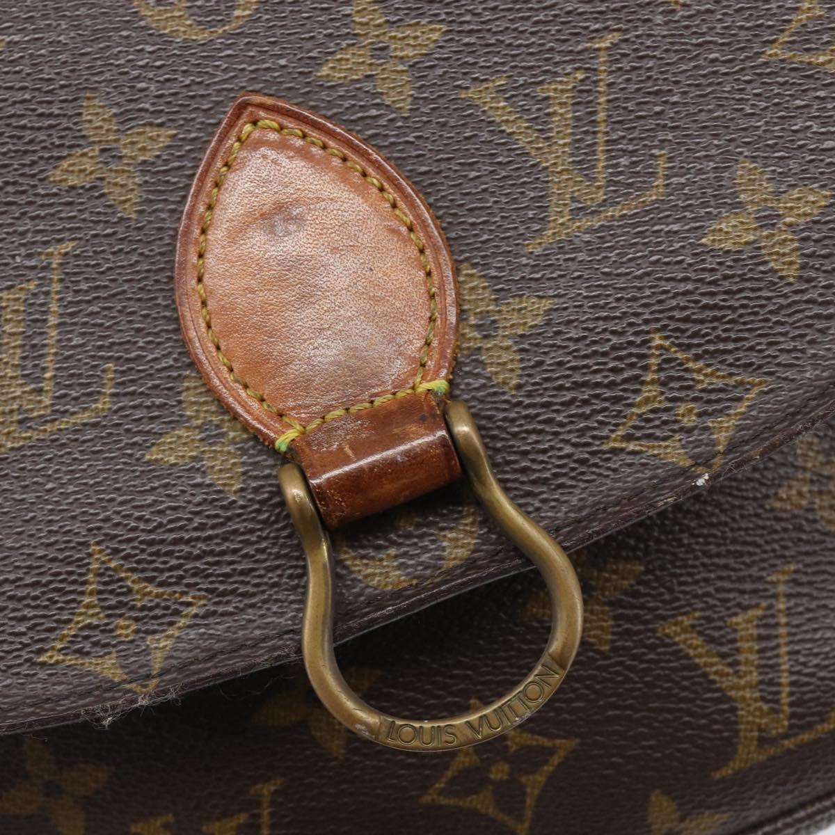 LOUIS VUITTON Monogram Saint Cloud MM Shoulder Bag M51243 LV Auth 204033