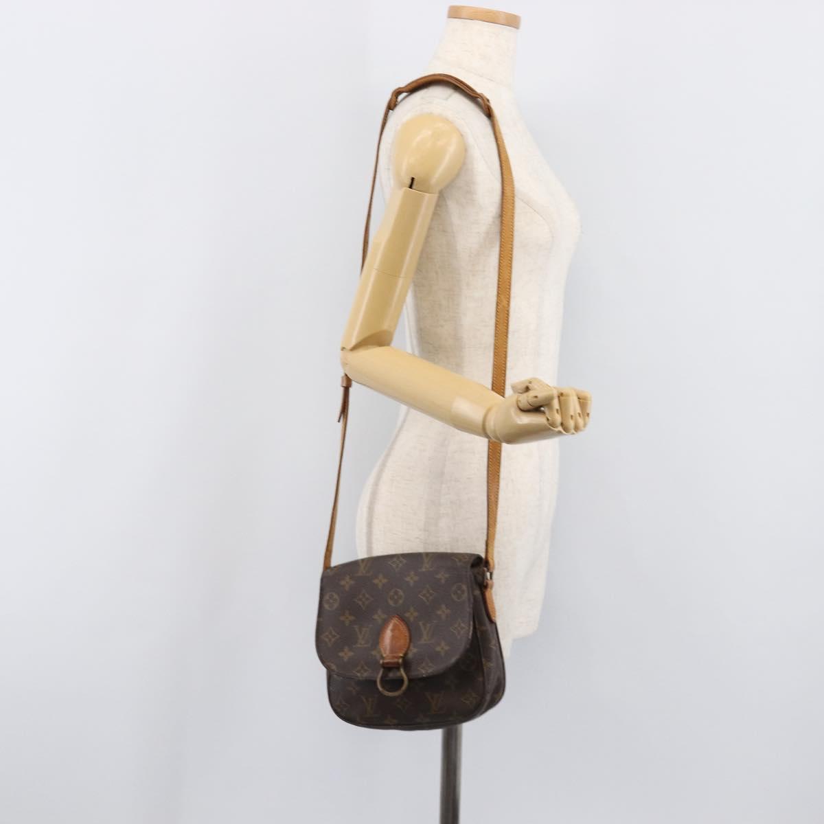 LOUIS VUITTON Monogram Saint Cloud MM Shoulder Bag M51243 LV Auth 204033