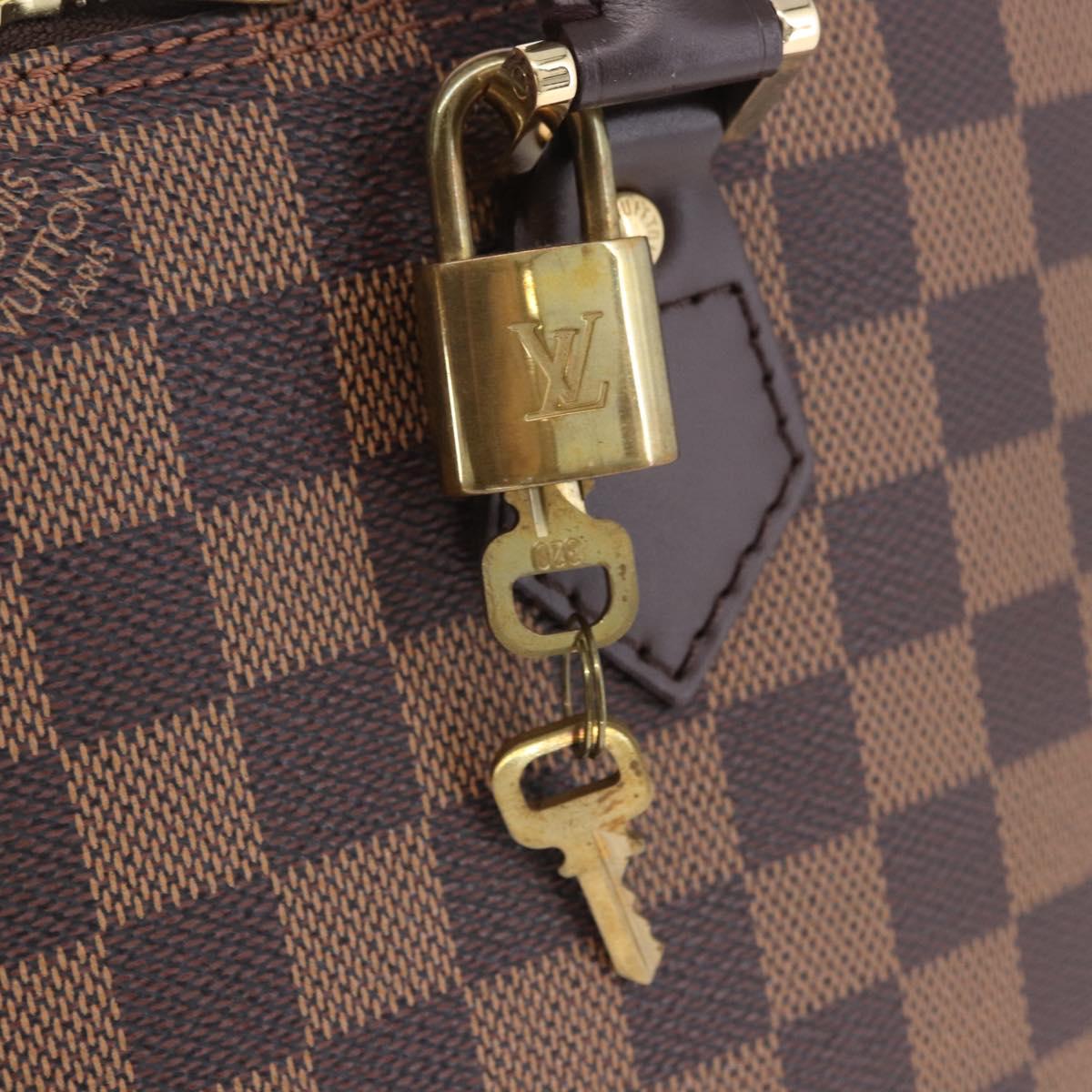 LOUIS VUITTON Damier Ebene Alma PM Hand Bag N53151 LV Auth 204034V