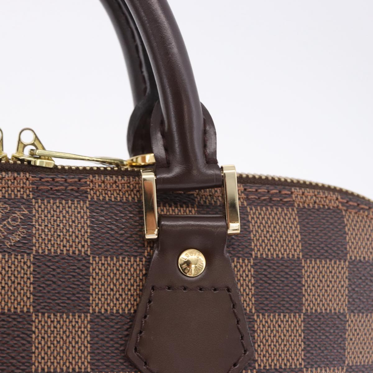 LOUIS VUITTON Damier Ebene Alma PM Hand Bag N53151 LV Auth 204034V