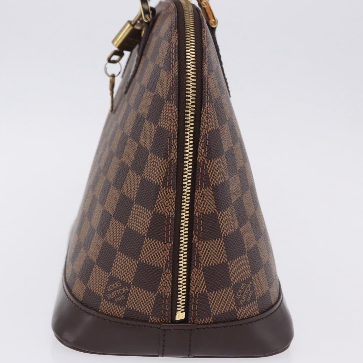 LOUIS VUITTON Damier Ebene Alma PM Hand Bag N53151 LV Auth 204034V