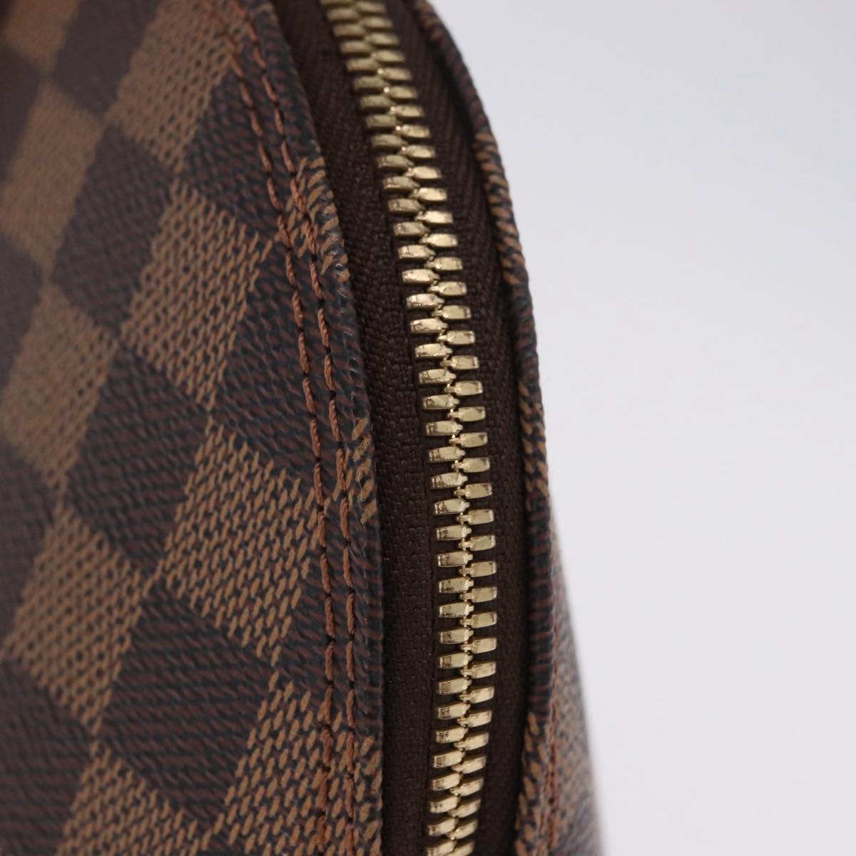 LOUIS VUITTON Damier Ebene Alma PM Hand Bag N53151 LV Auth 204034V
