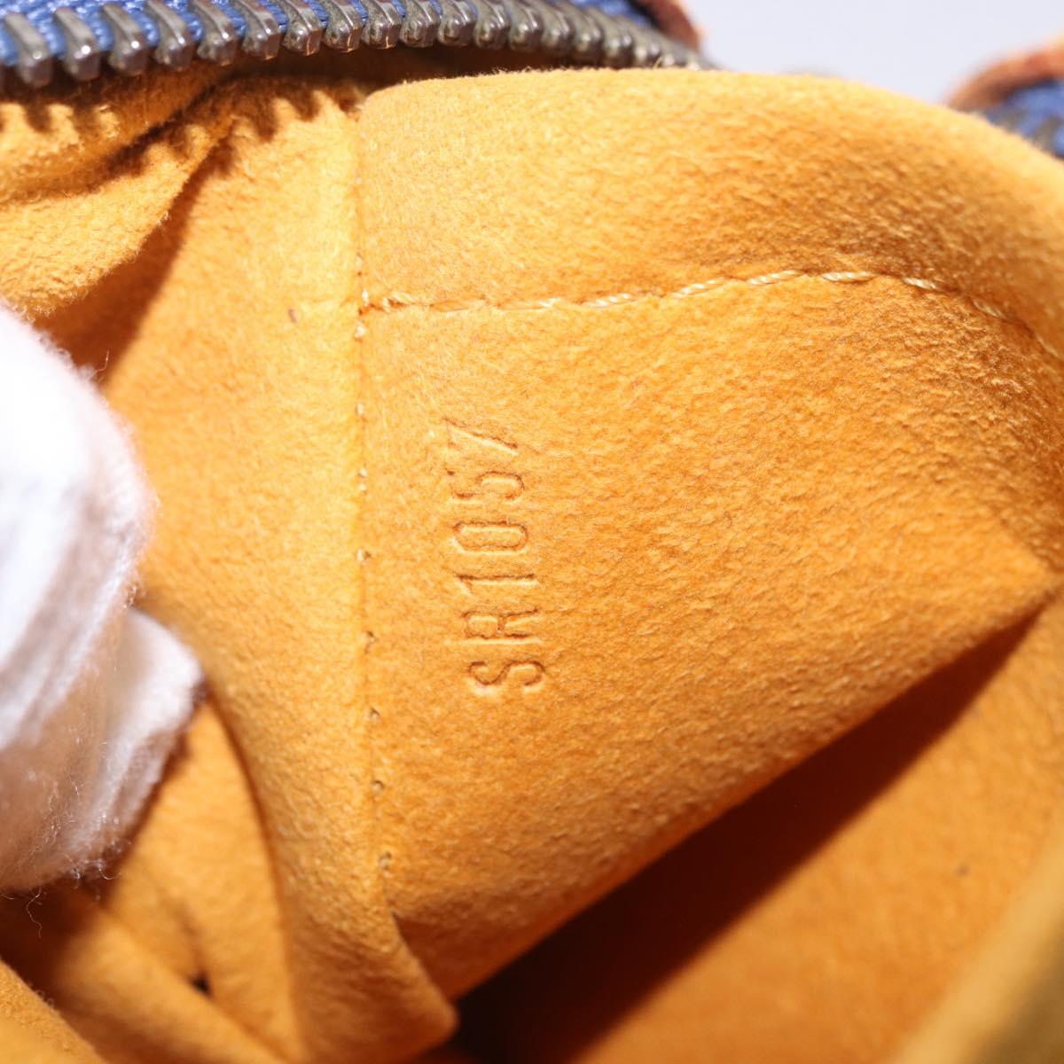 LOUIS VUITTON Monogram Denim Bum Bag Body Bag Blue M95347 LV Auth 204036A