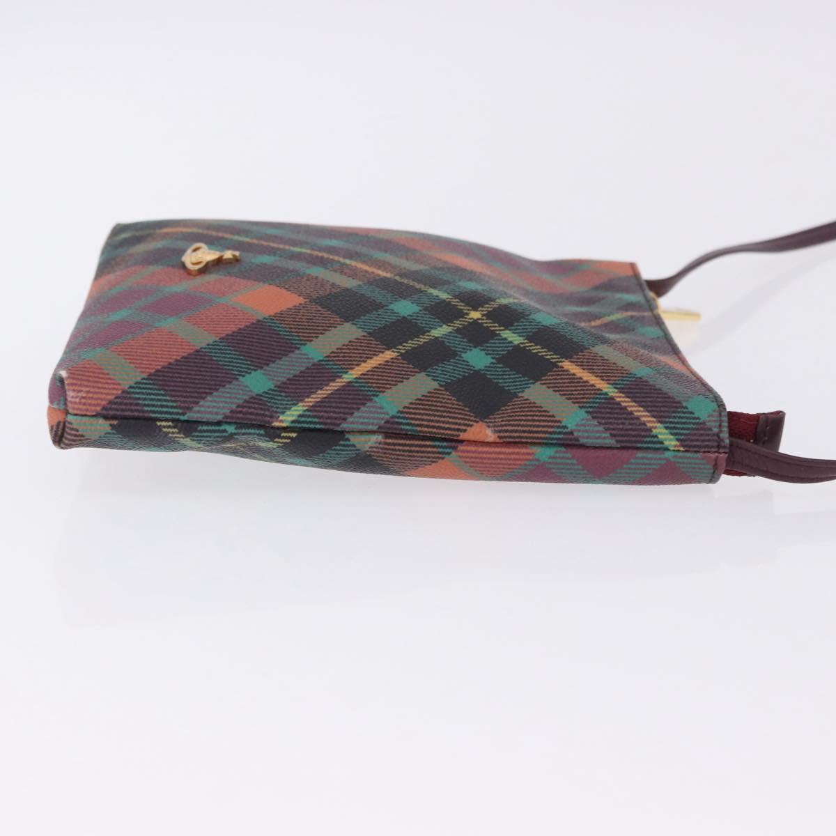 Vivienne Westwood Shoulder Bag PVC Leather Multicolor Gold Auth 204037A