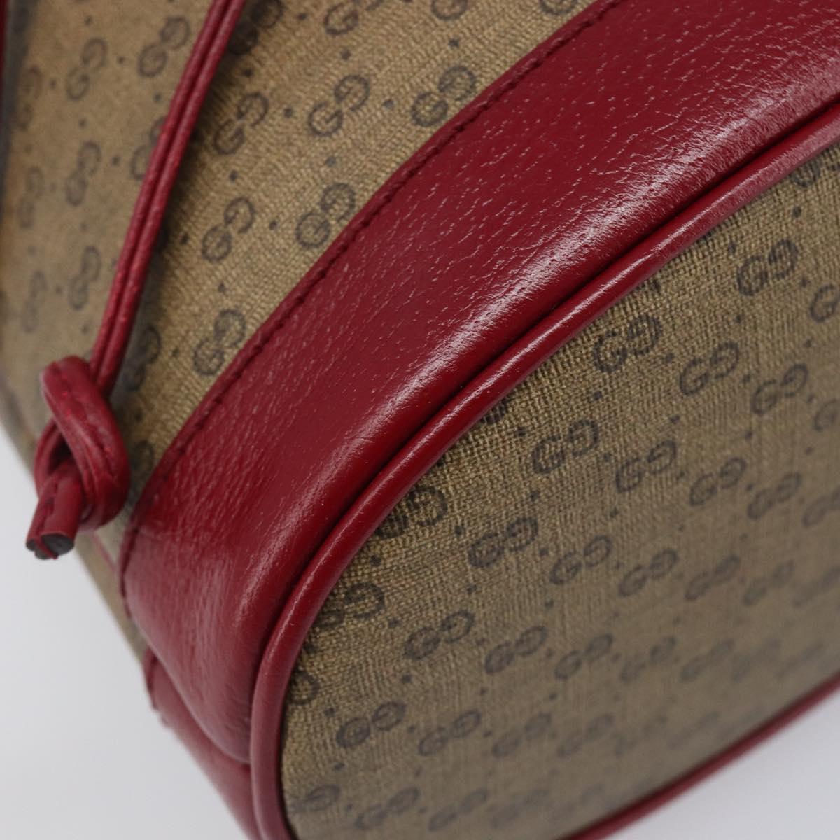 GUCCI Micro GG Supreme x Doraemon Fujiko Pro Bag PVC Beige 655597 Auth 204039SM