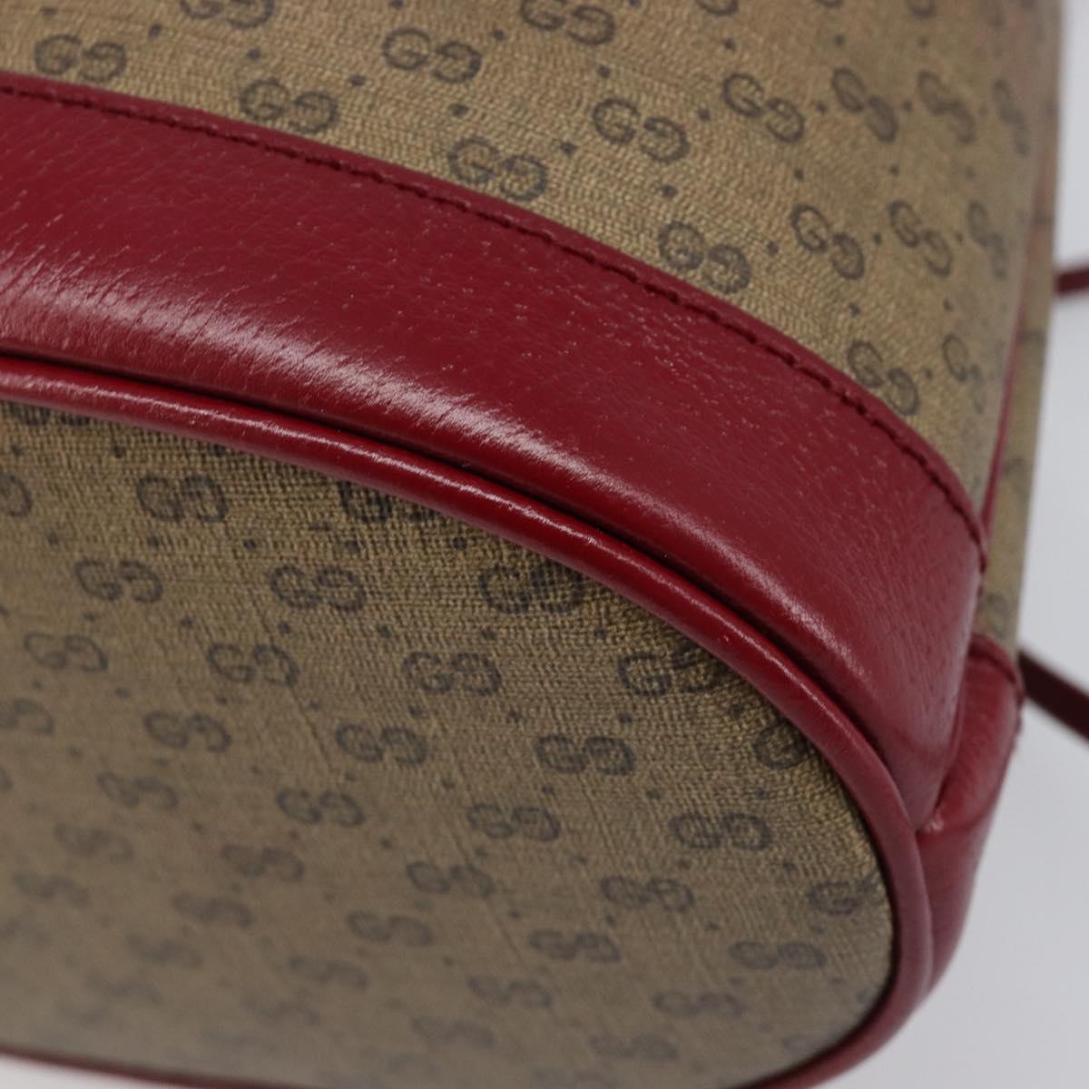 GUCCI Micro GG Supreme x Doraemon Fujiko Pro Bag PVC Beige 655597 Auth 204039SM