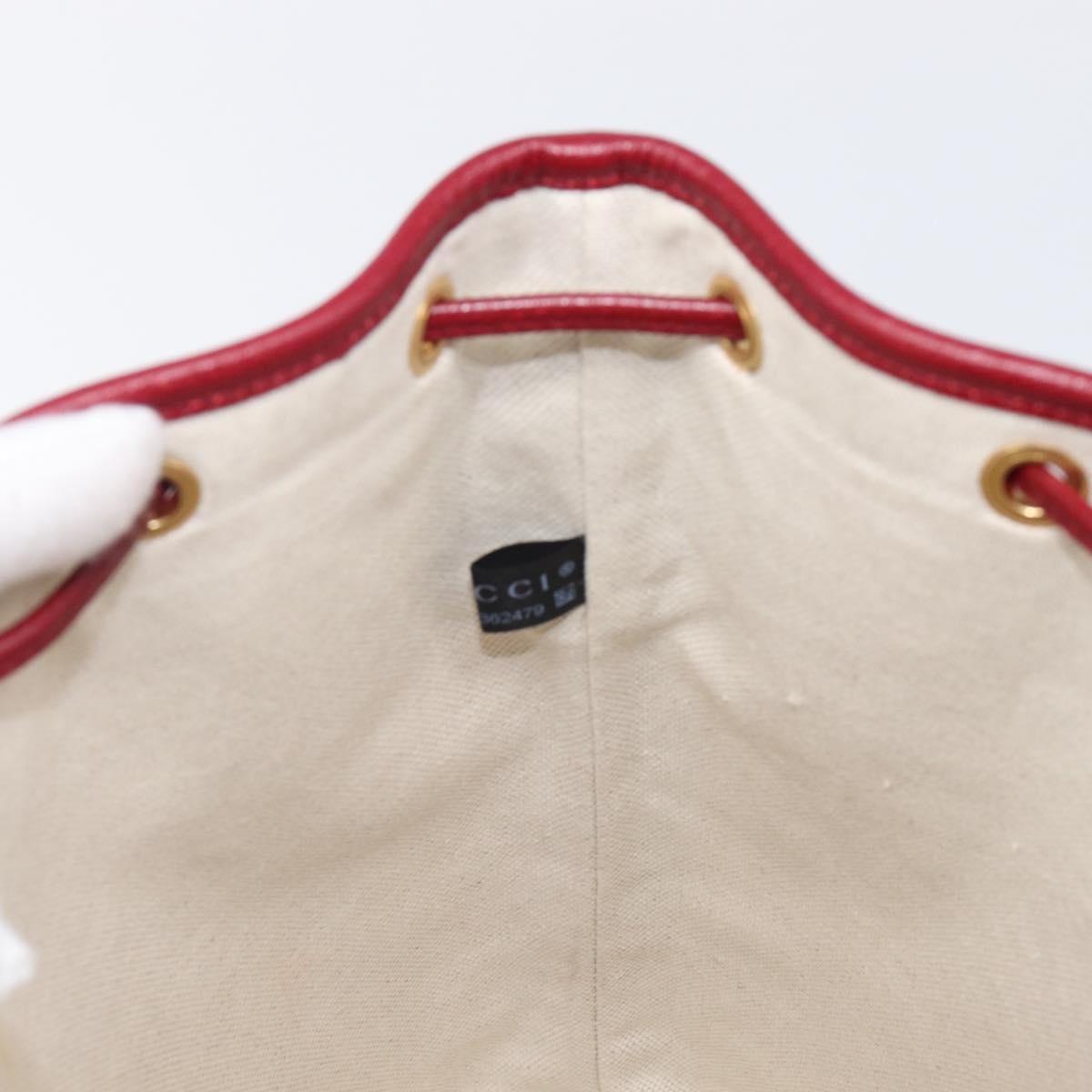 GUCCI Micro GG Supreme x Doraemon Fujiko Pro Bag PVC Beige 655597 Auth 204039SM