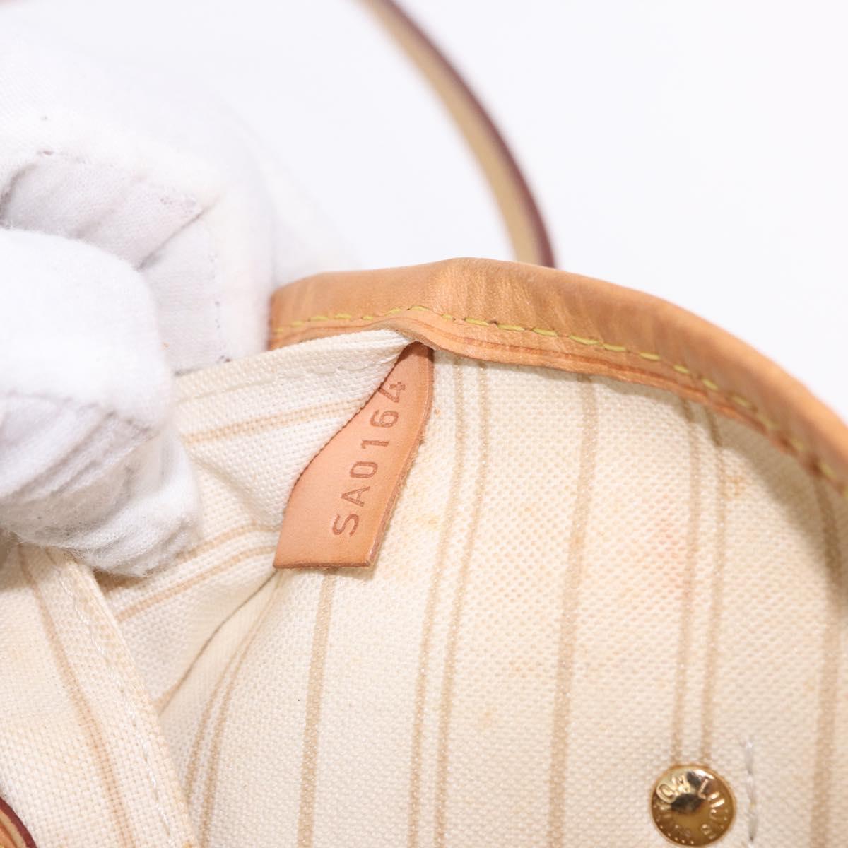 LOUIS VUITTON Damier Azur Neverfull MM Tote Bag N41605 LV Auth 204040A