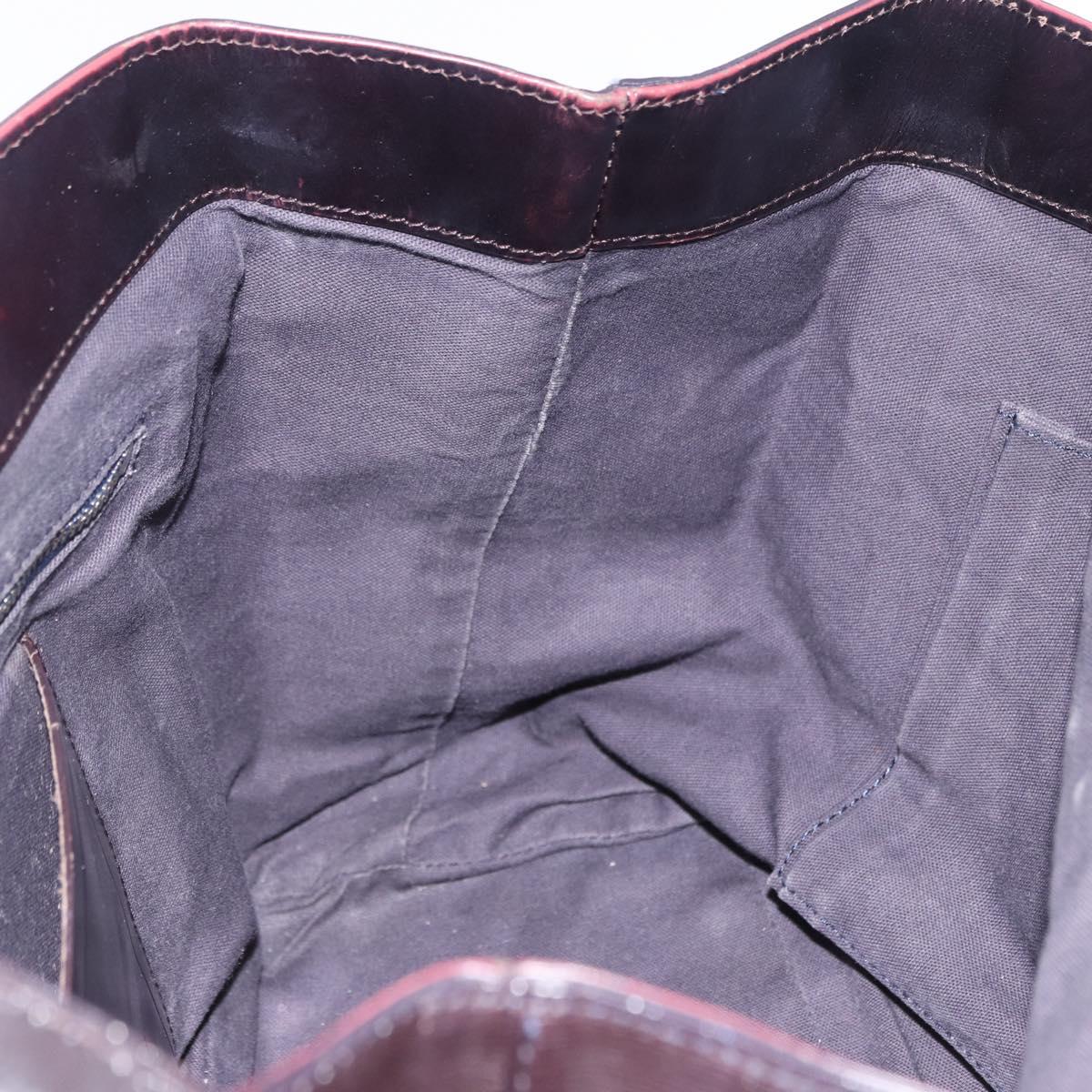 Vivienne Westwood Tote Bag Leather 2way Black Silver Auth 204042