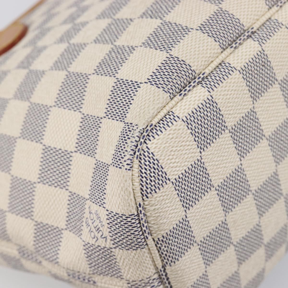LOUIS VUITTON Damier Azur Neverfull PM Tote Bag N41362 LV Auth 204046A