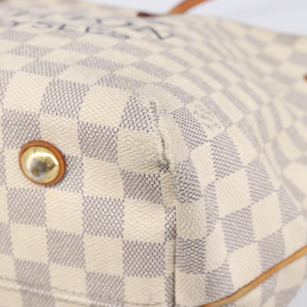 LOUIS VUITTON Damier Azur Cabas MM Shoulder Bag N41375 LV Auth 204051
