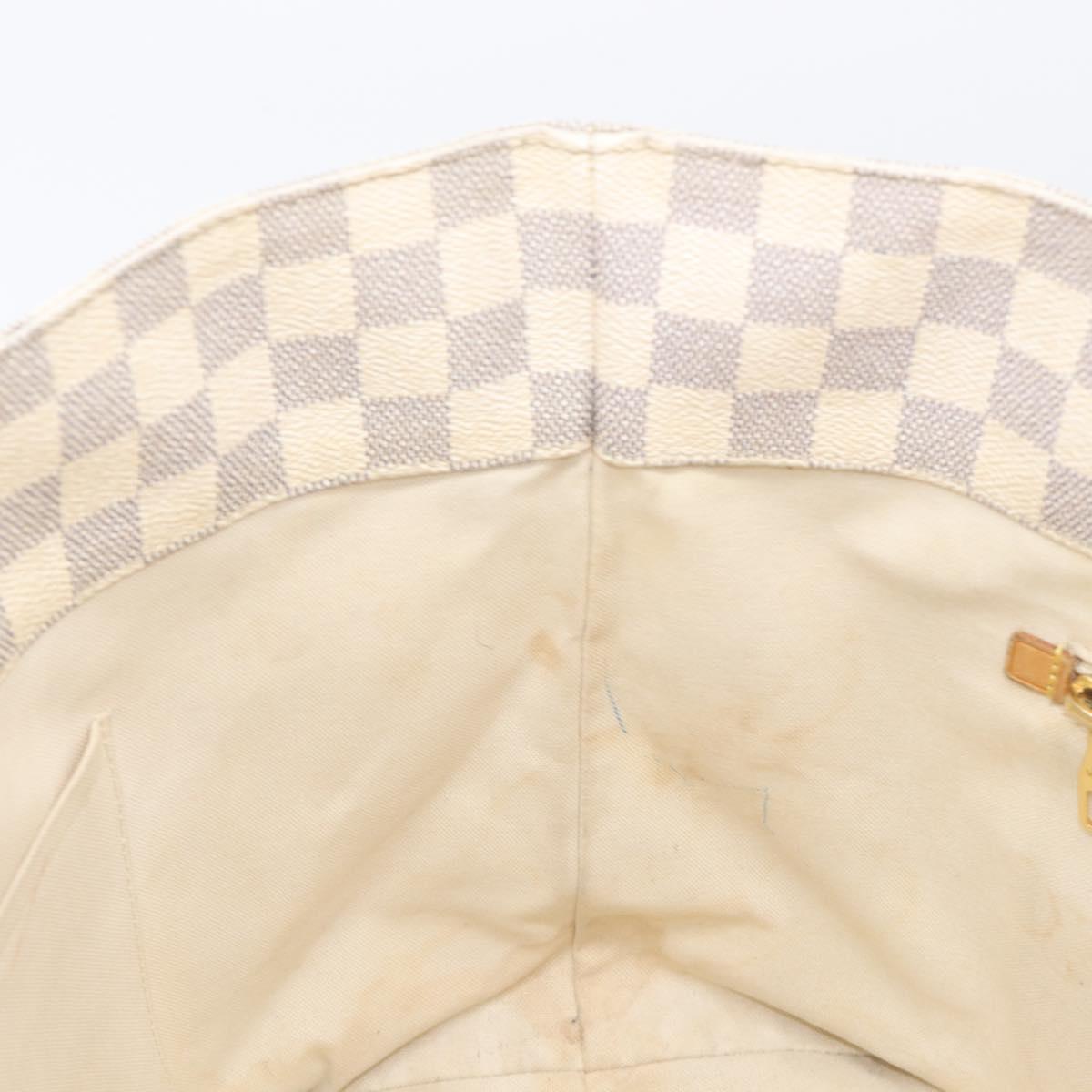 LOUIS VUITTON Damier Azur Cabas MM Shoulder Bag N41375 LV Auth 204051