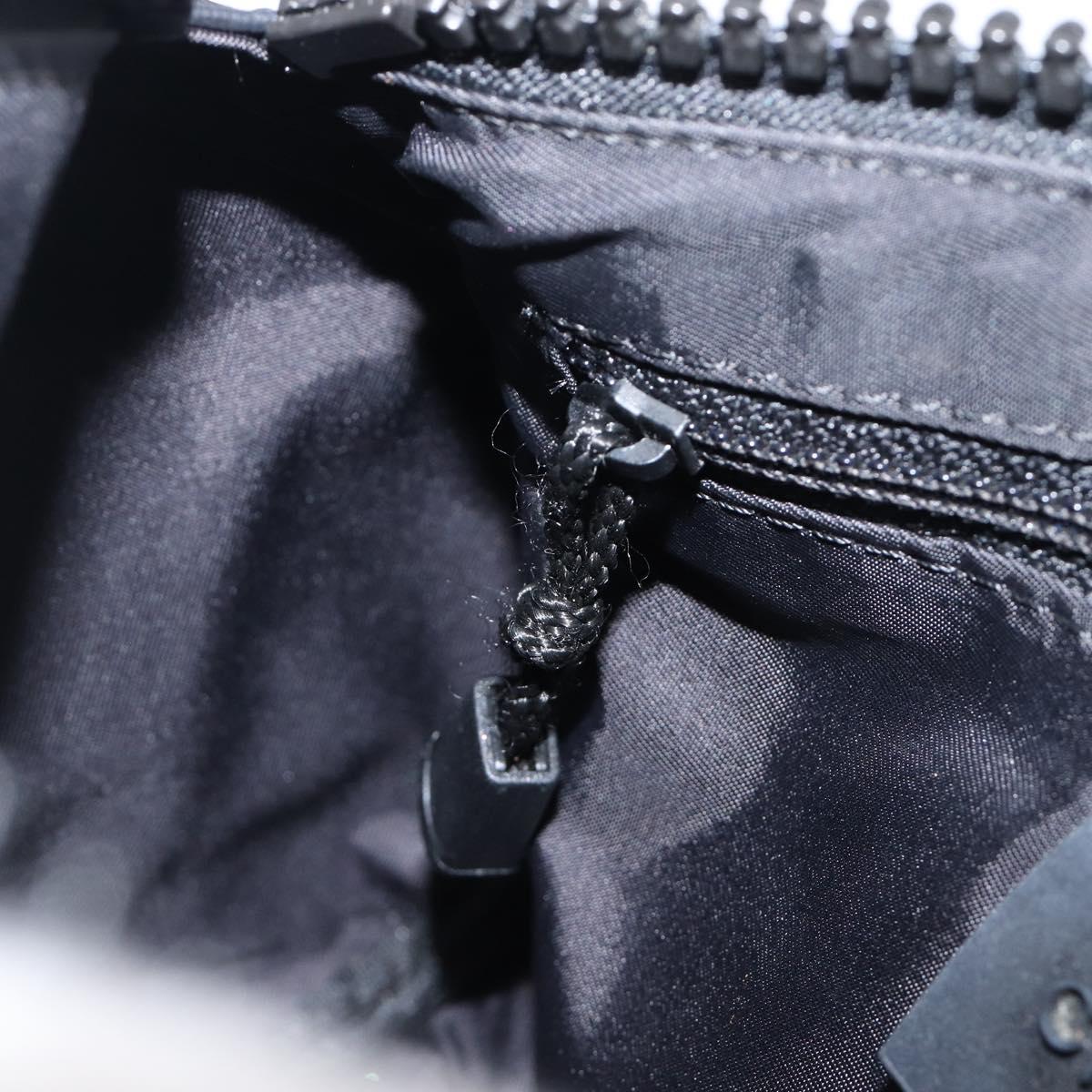 CHANEL Sports Line Shoulder Bag PVC Black CC Auth 204054