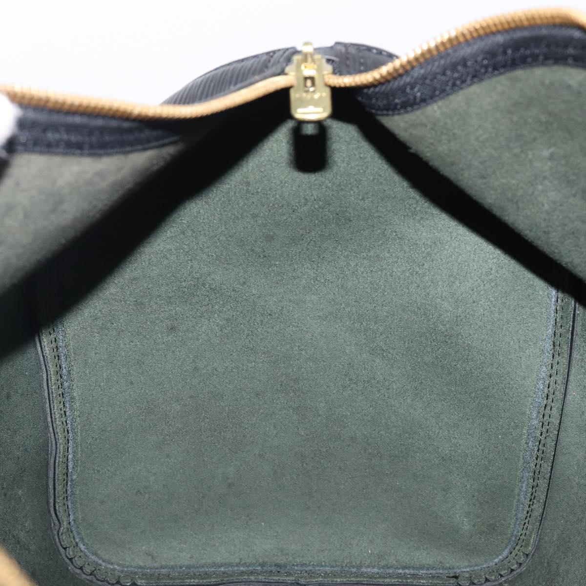 LOUIS VUITTON Epi Keepall 45 Boston Bag Black M42972 LV Auth 204059A