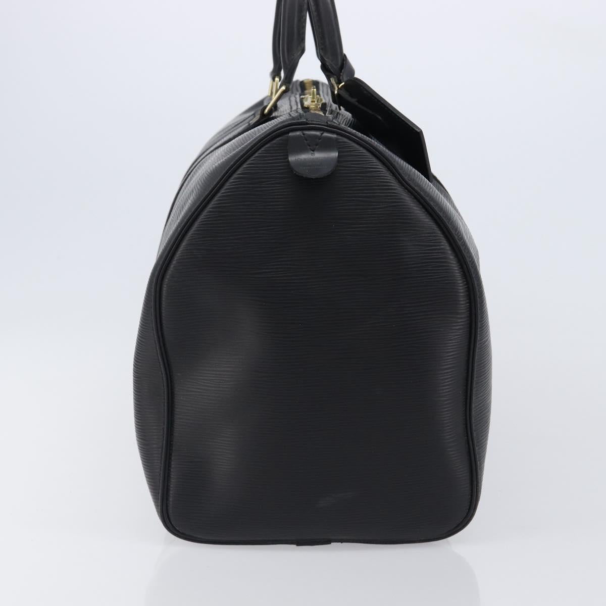 LOUIS VUITTON Epi Keepall 45 Boston Bag Black M42972 LV Auth 204059A