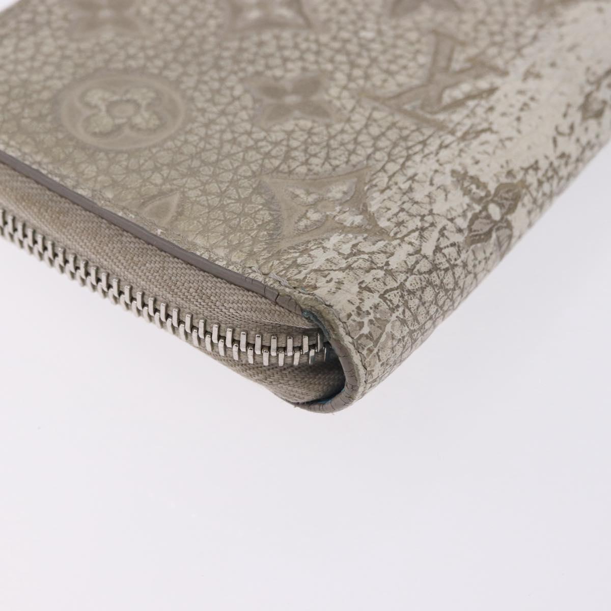 LOUIS VUITTON Taurillon Clemence Climbing Zippy Wallet Vertical Auth 204062