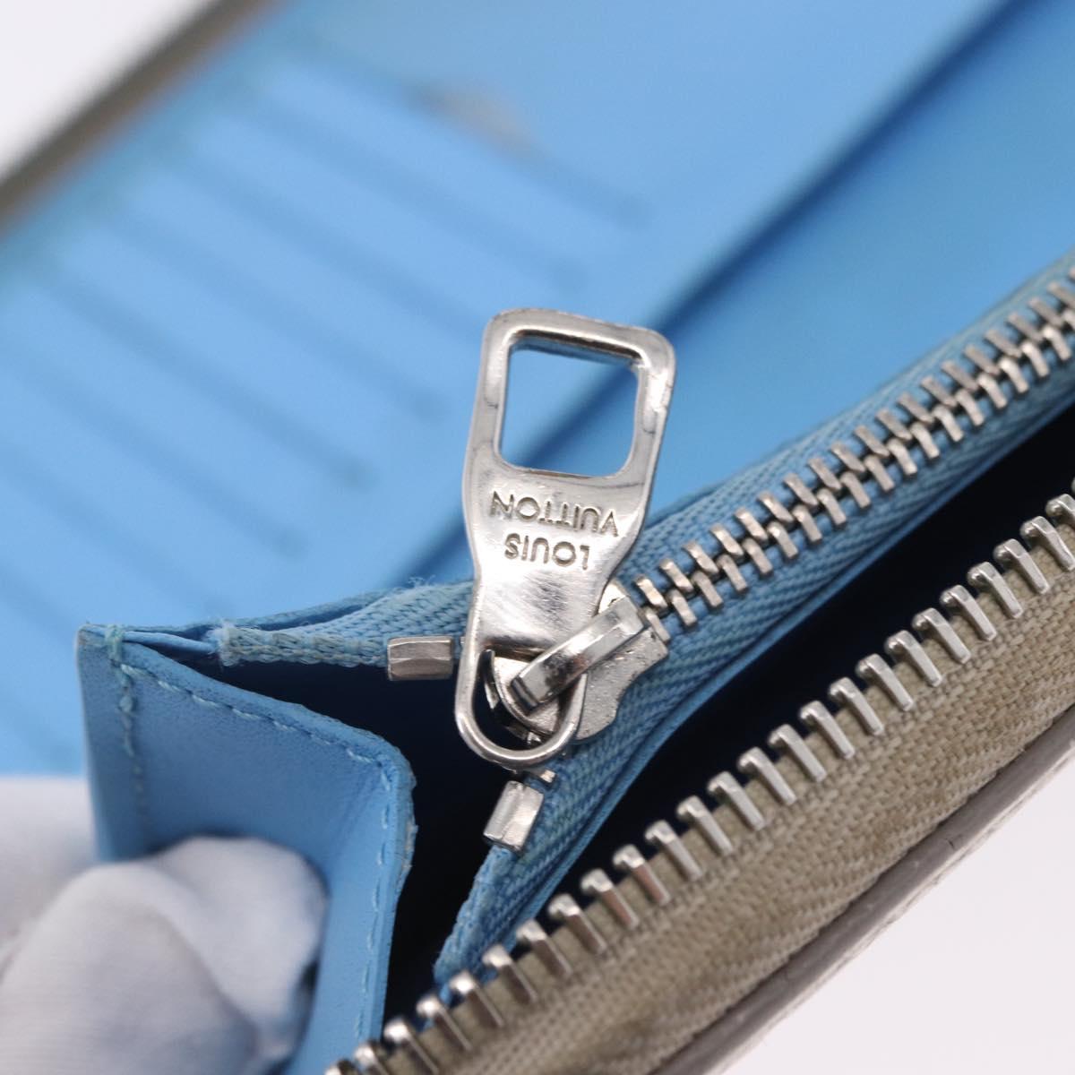 LOUIS VUITTON Taurillon Clemence Climbing Zippy Wallet Vertical Auth 204062