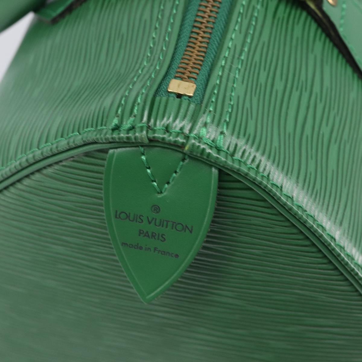 LOUIS VUITTON Epi Speedy 25 Hand Bag Borneo Green M43014 LV Auth 204078V
