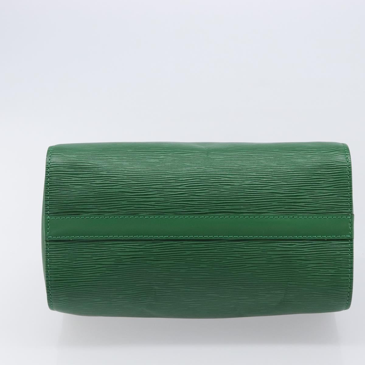 LOUIS VUITTON Epi Speedy 25 Hand Bag Borneo Green M43014 LV Auth 204078V