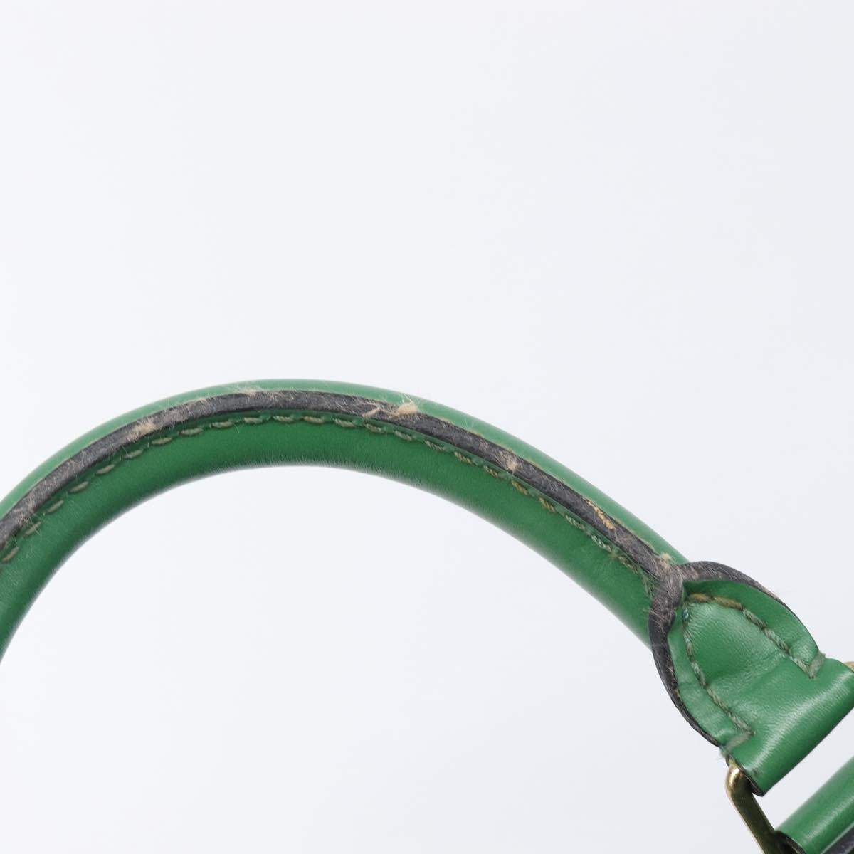 LOUIS VUITTON Epi Sac Triangle Hand Bag Green M52094 LV Auth 204080