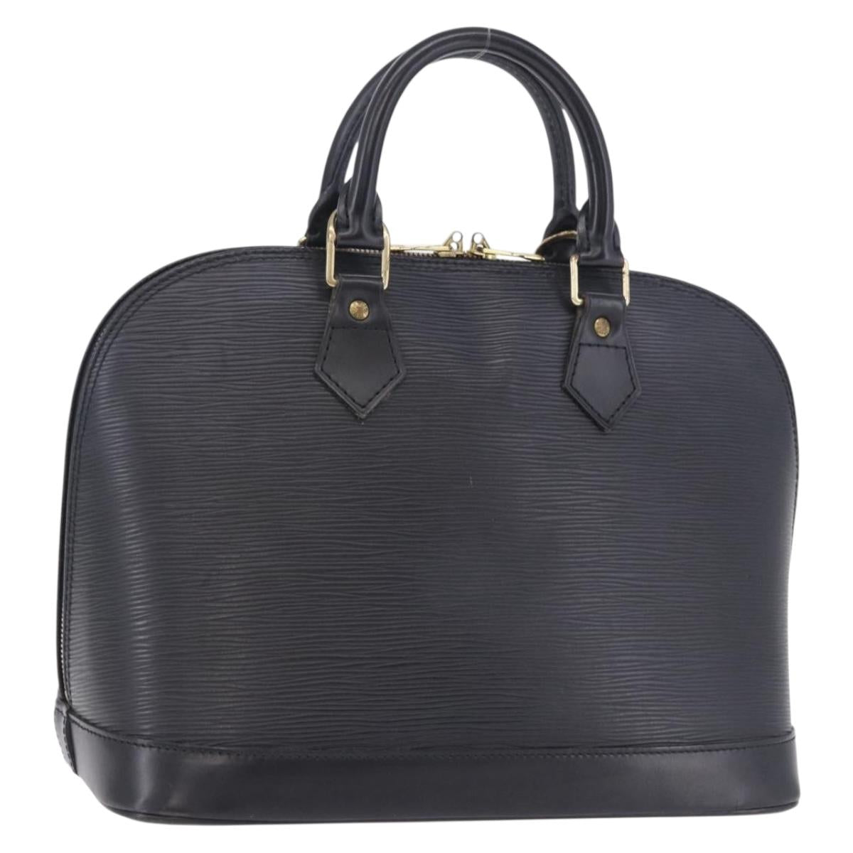 LOUIS VUITTON Epi Alma Hand Bag Noir Black M52142 LV Auth 204082V