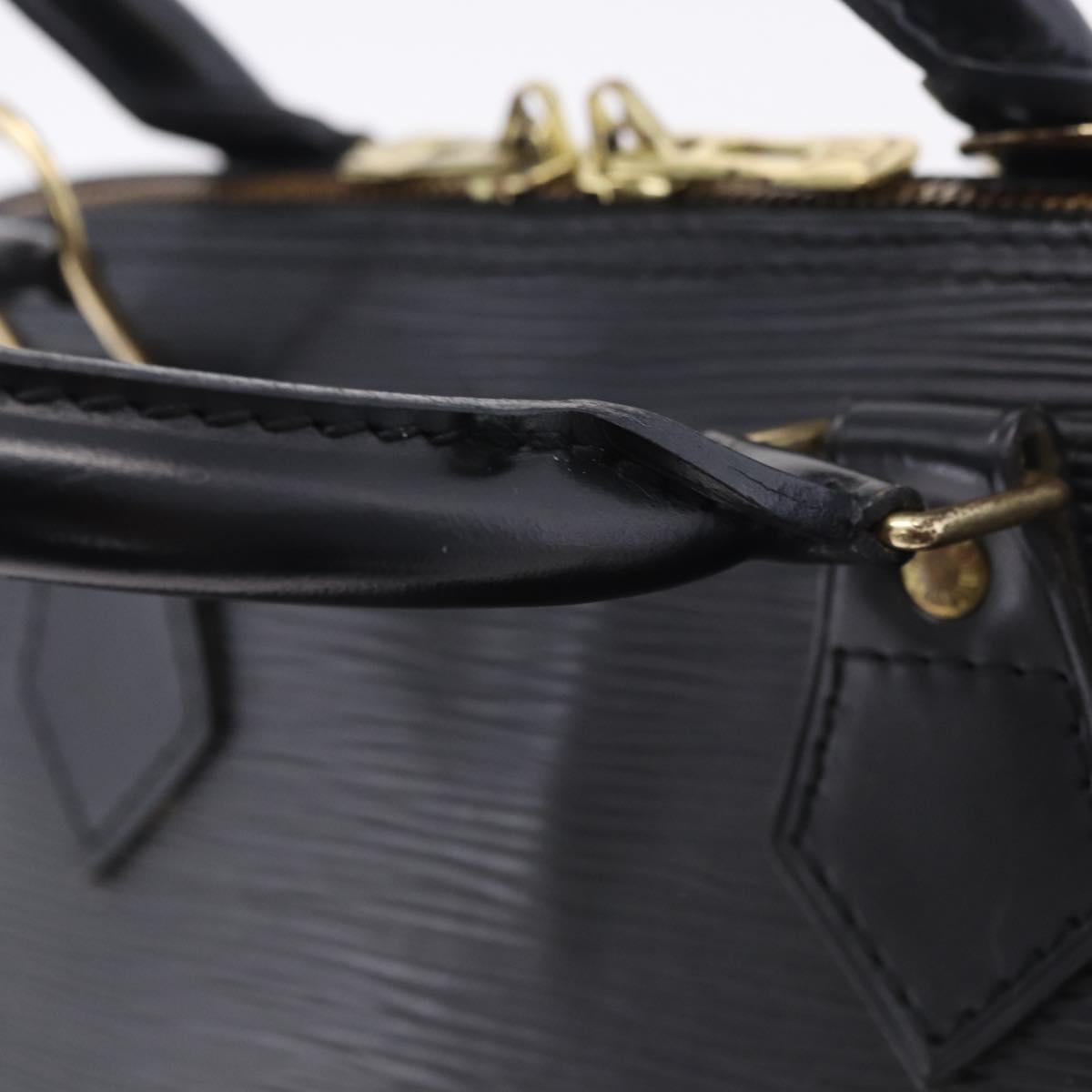 LOUIS VUITTON Epi Alma Hand Bag Noir Black M52142 LV Auth 204082V