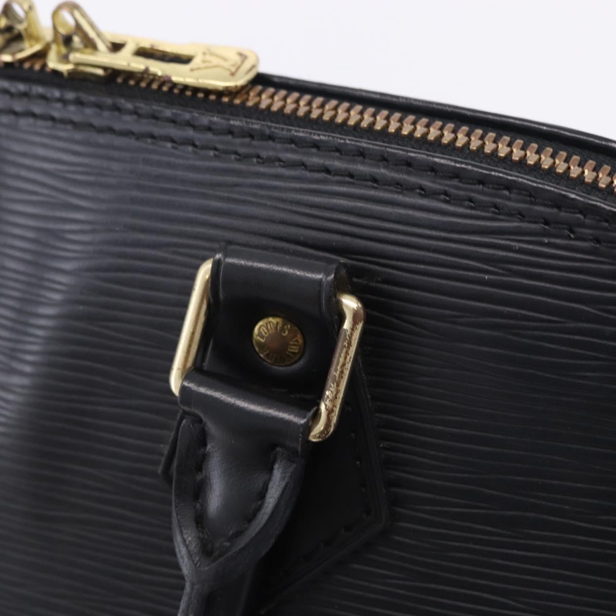 LOUIS VUITTON Epi Alma Hand Bag Noir Black M52142 LV Auth 204082V