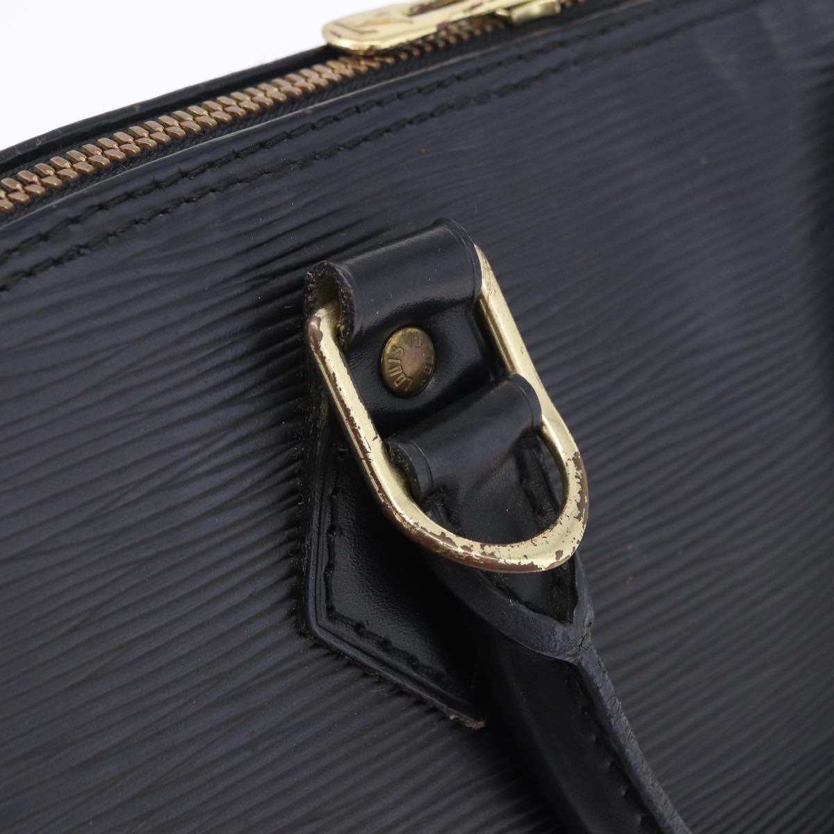 LOUIS VUITTON Epi Alma Hand Bag Noir Black M52142 LV Auth 204082V