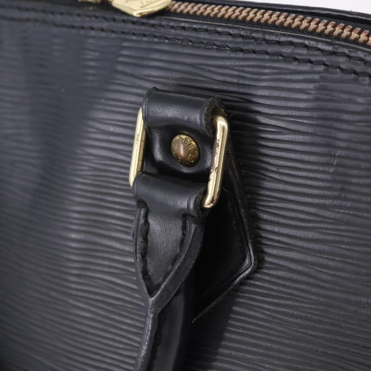 LOUIS VUITTON Epi Alma Hand Bag Noir Black M52142 LV Auth 204082V