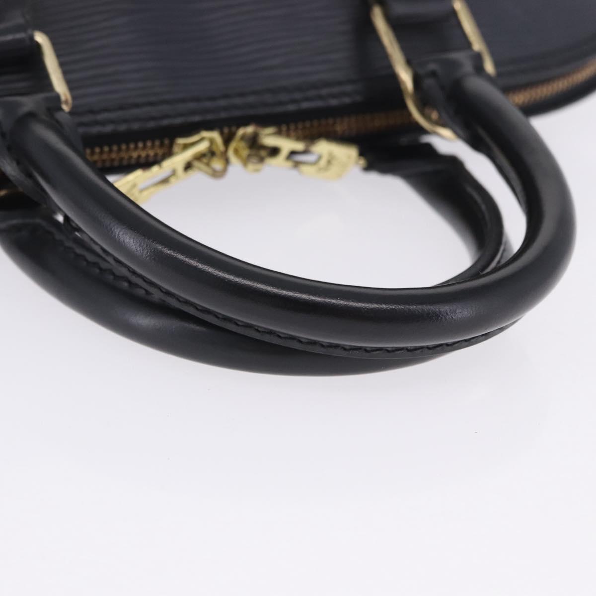 LOUIS VUITTON Epi Alma Hand Bag Noir Black M52142 LV Auth 204082V
