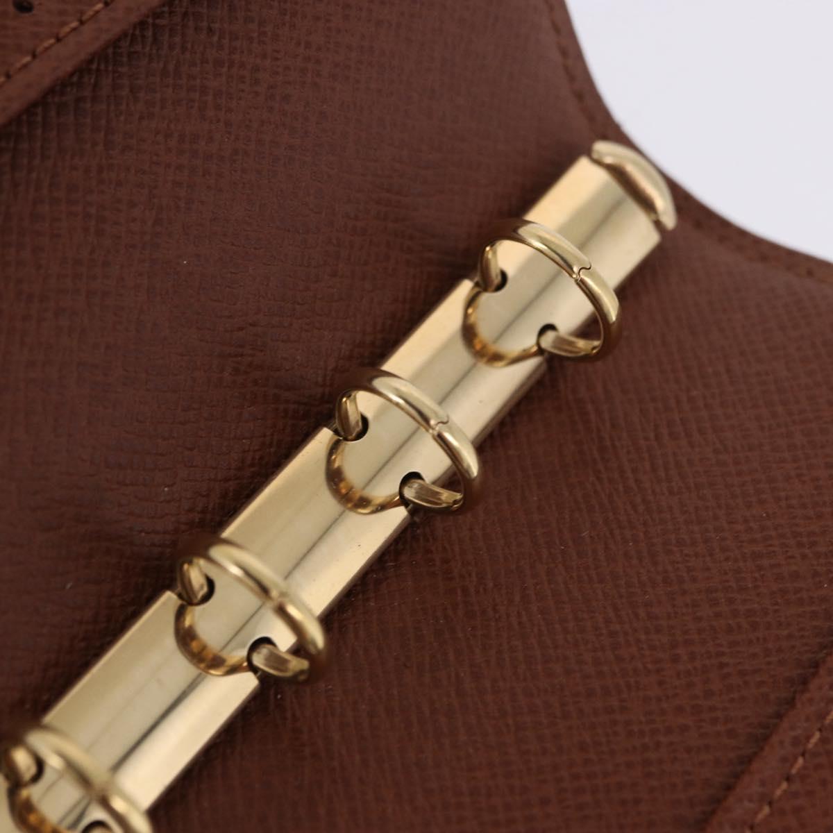 LOUIS VUITTON Monogram Agenda PM Day Planner Cover R20005 LV Auth 204086