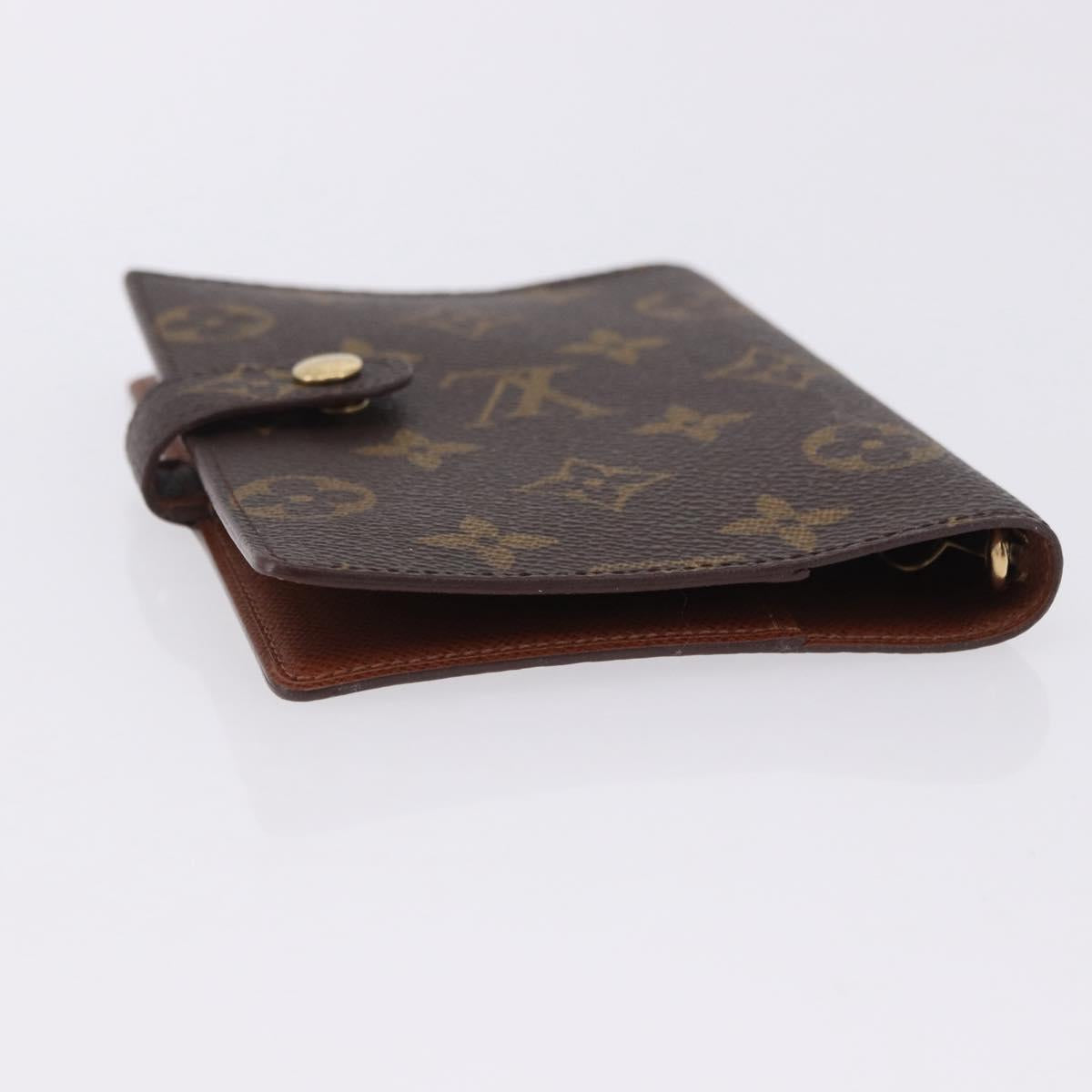 LOUIS VUITTON Monogram Agenda PM Day Planner Cover R20005 LV Auth 204086
