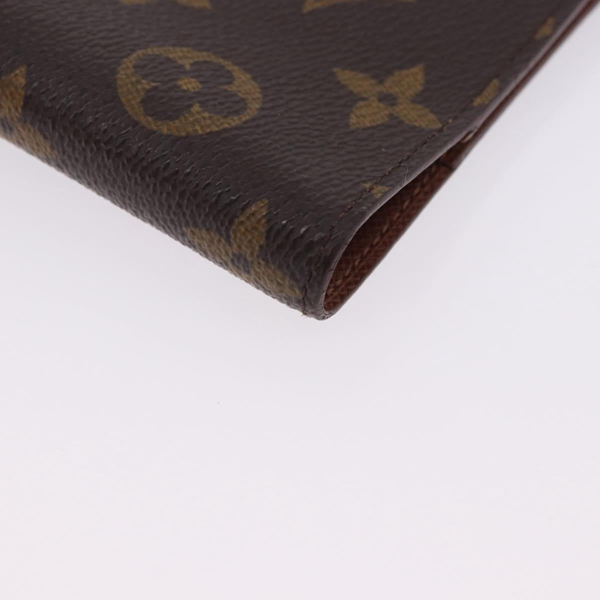 LOUIS VUITTON Monogram Agenda PM Day Planner Cover R20005 LV Auth 204086