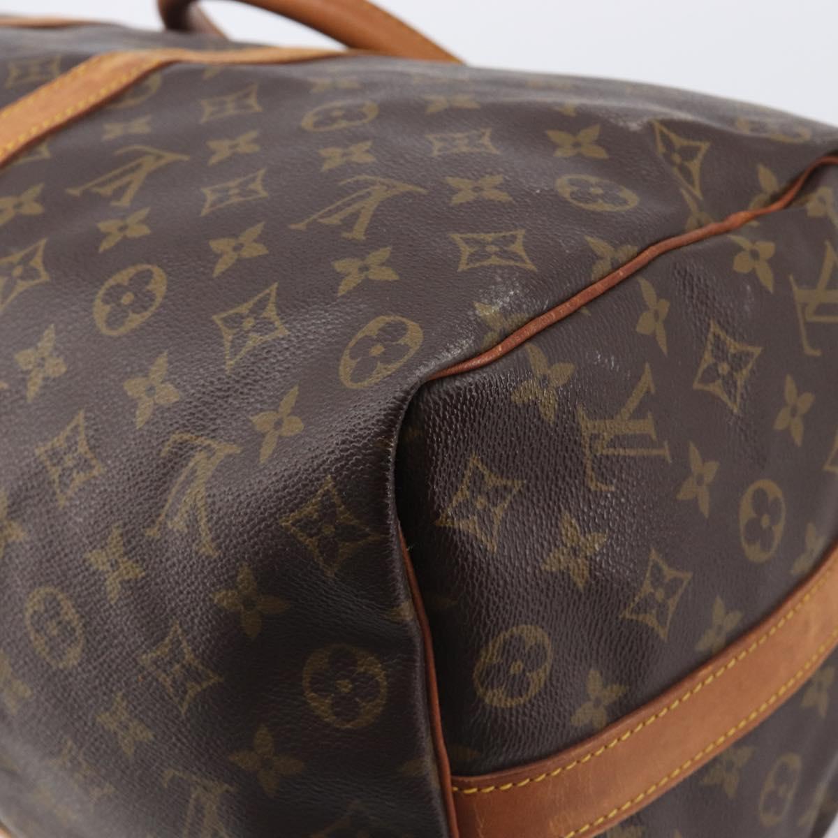 LOUIS VUITTON Monogram Keepall Bandouliere 50 Boston Bag M41416 LV Auth 204089