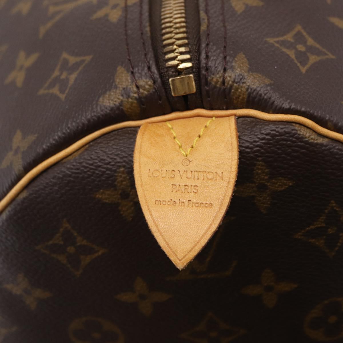 LOUIS VUITTON Monogram Keepall 60 Boston Bag M41422 LV Auth 204091V