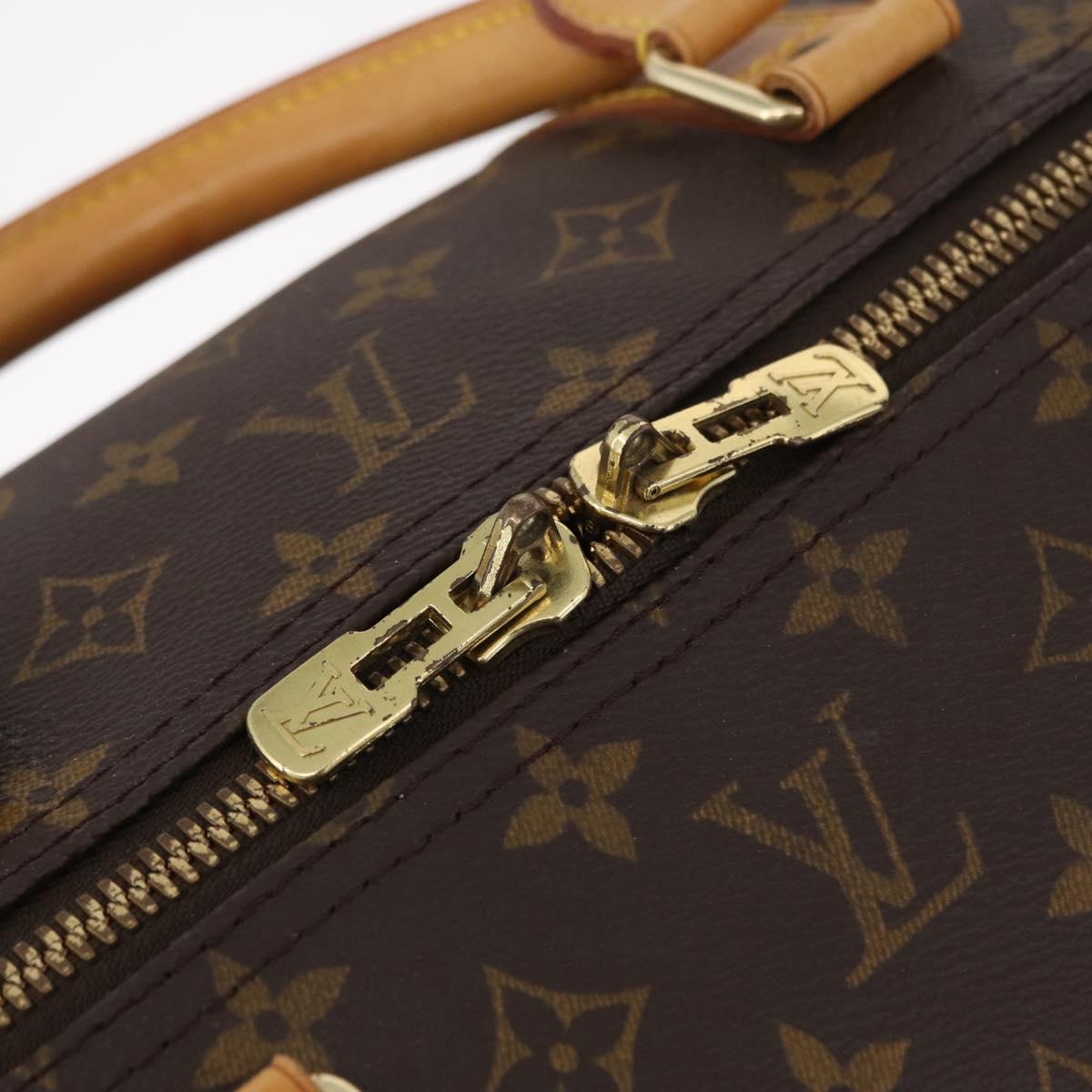 LOUIS VUITTON Monogram Keepall 60 Boston Bag M41422 LV Auth 204091V